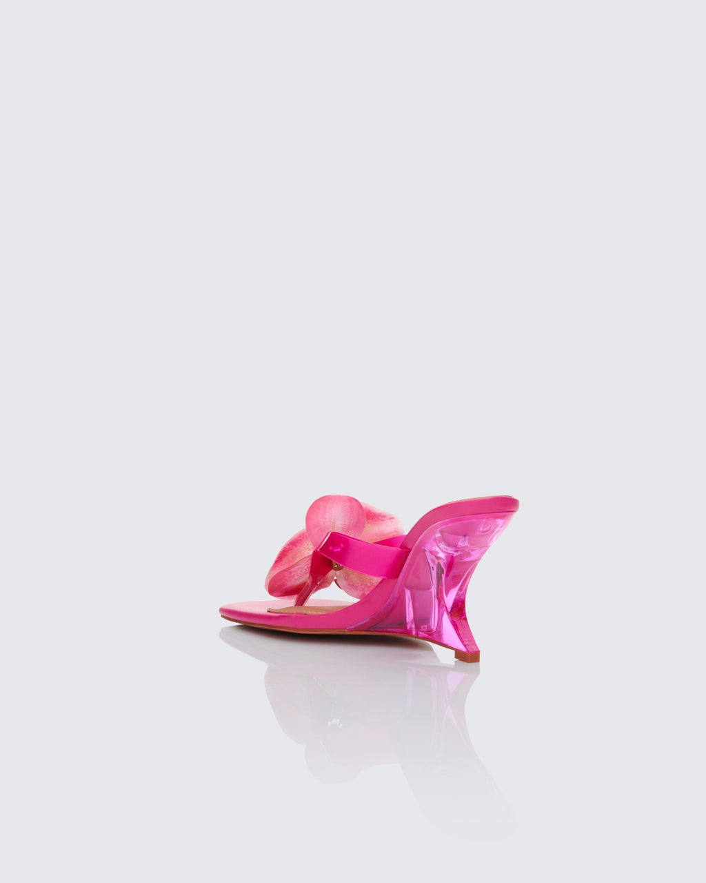 Finesse Abigail Perspex Wedge Sandal