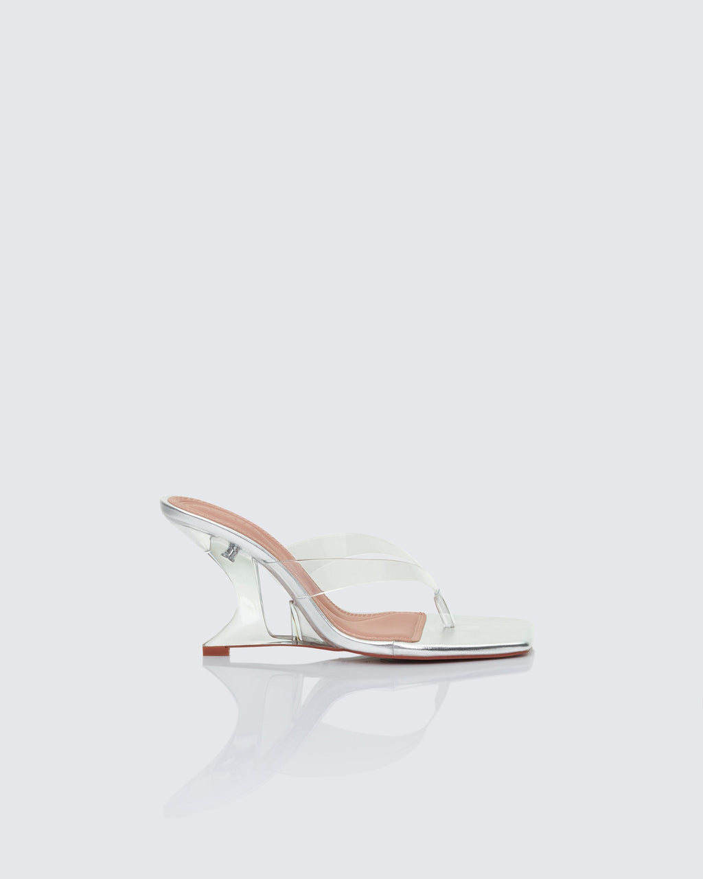 Finesse Abigail Perspex Wedge Sandal