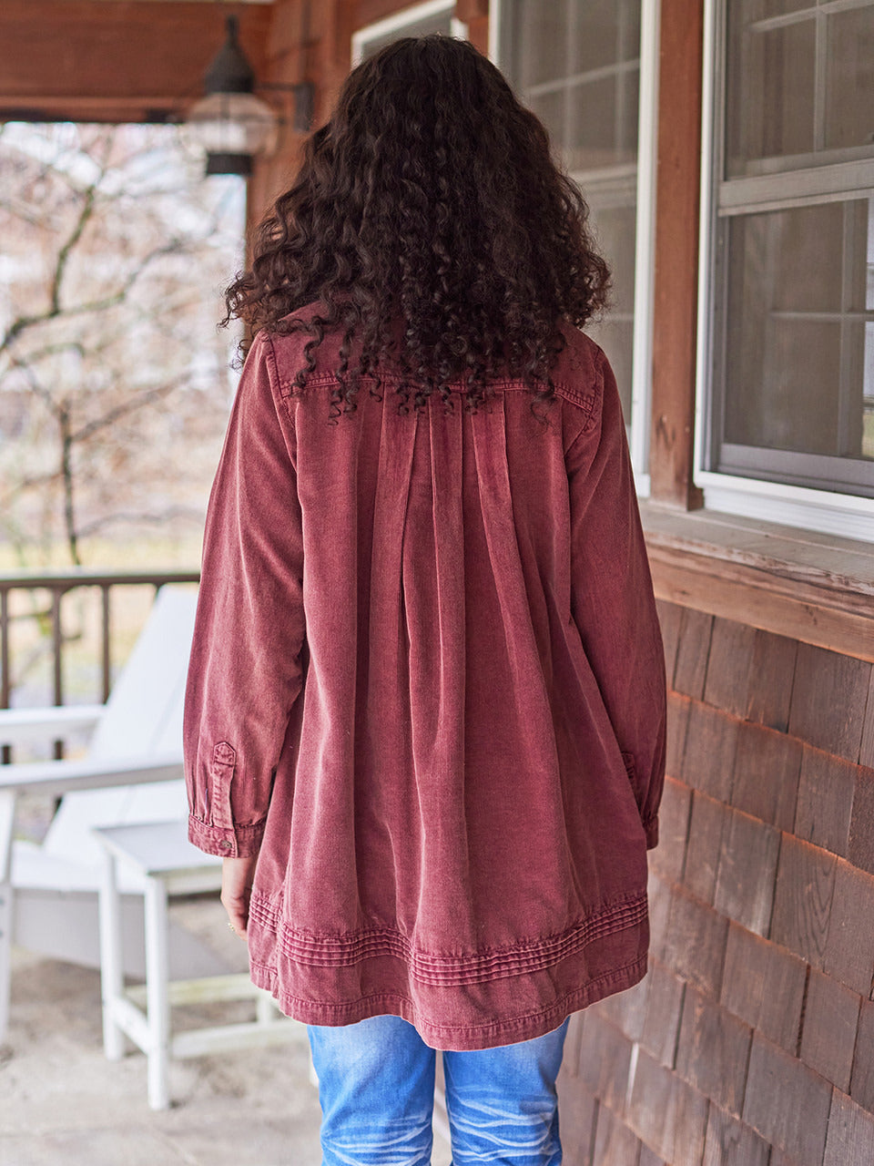 April Cornell Vintage Corduroy Artist Smock