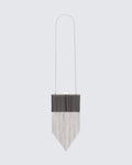 Finesse Acadia Black Gunmetal Chainmail Fringe Clutch