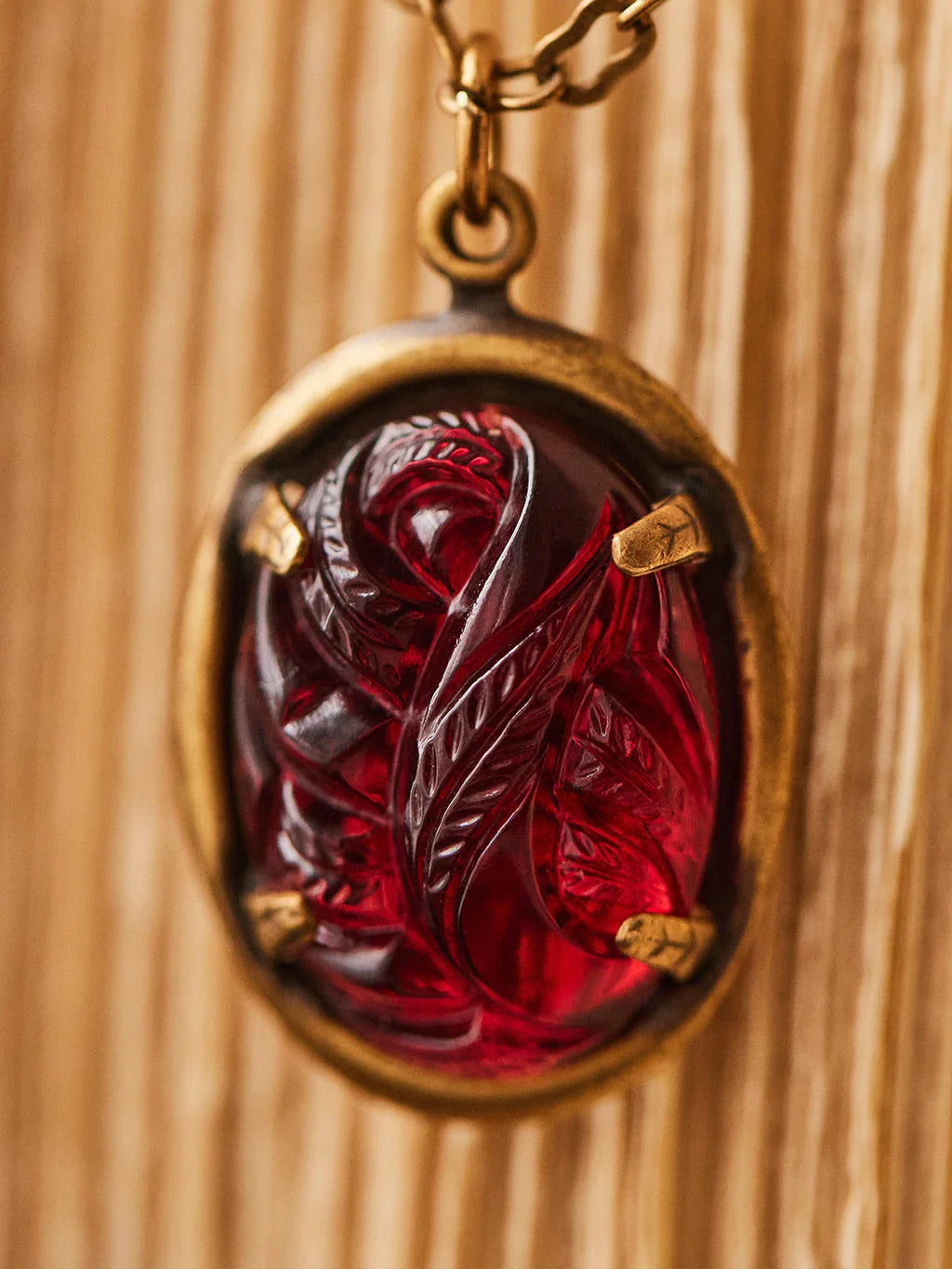 April Cornell Holly Berry Necklace