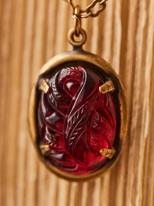 April Cornell Holly Berry Necklace