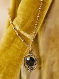 April Cornell Midnight Drop Crystal Necklace