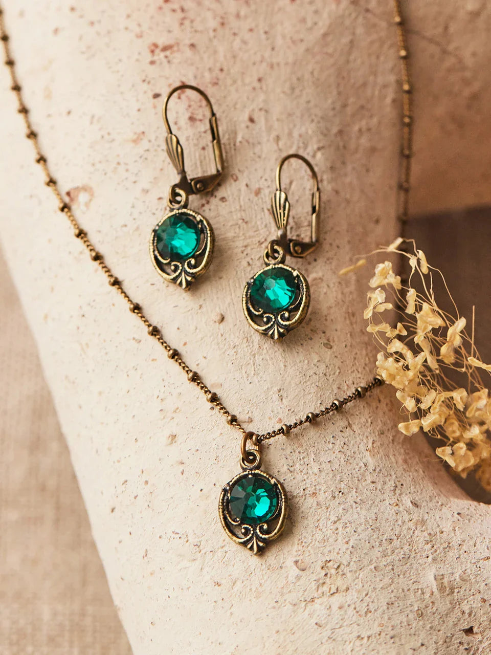 April Cornell Jade Forest Earrings