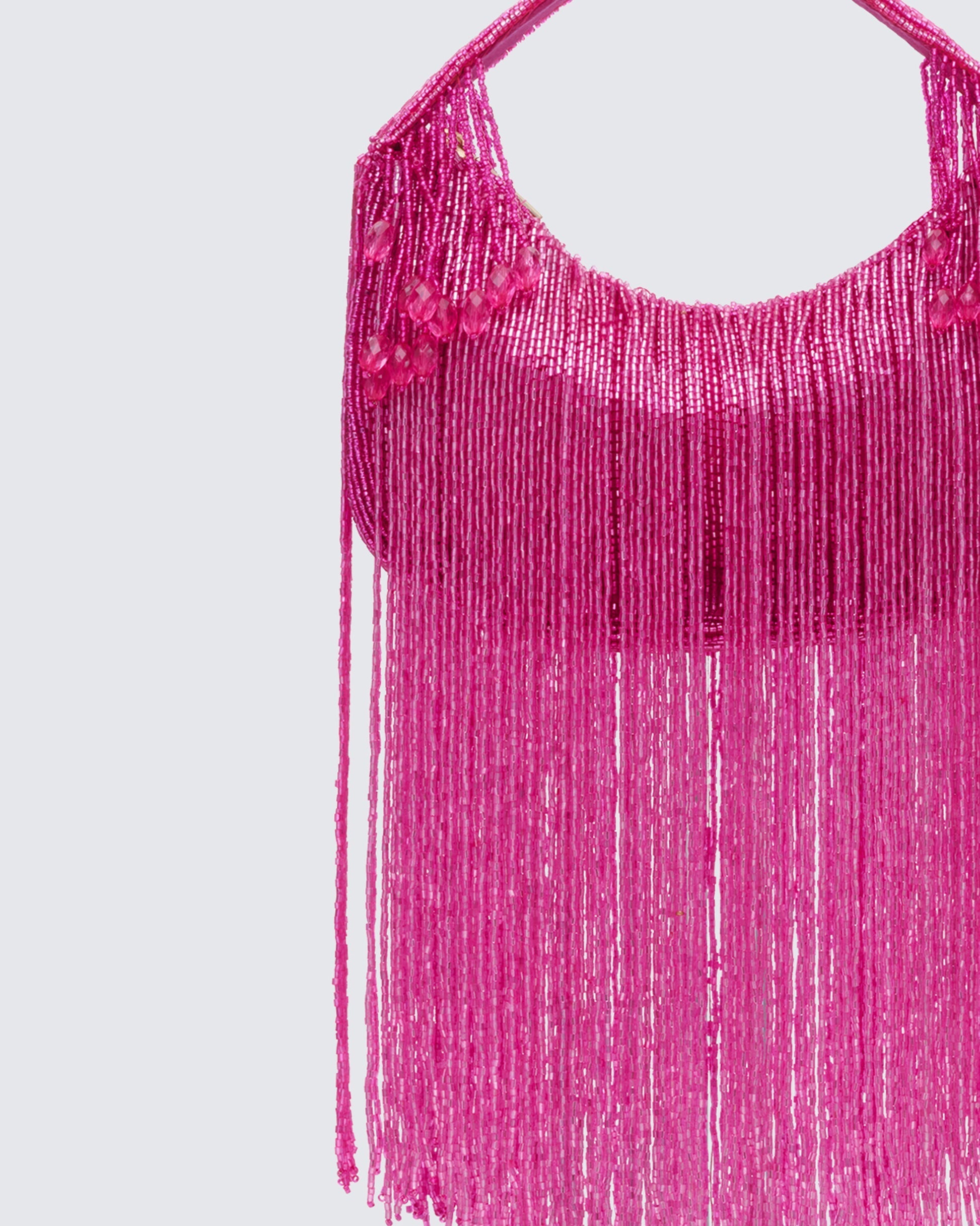 Finesse Angelle Embellished Fringe Bag
