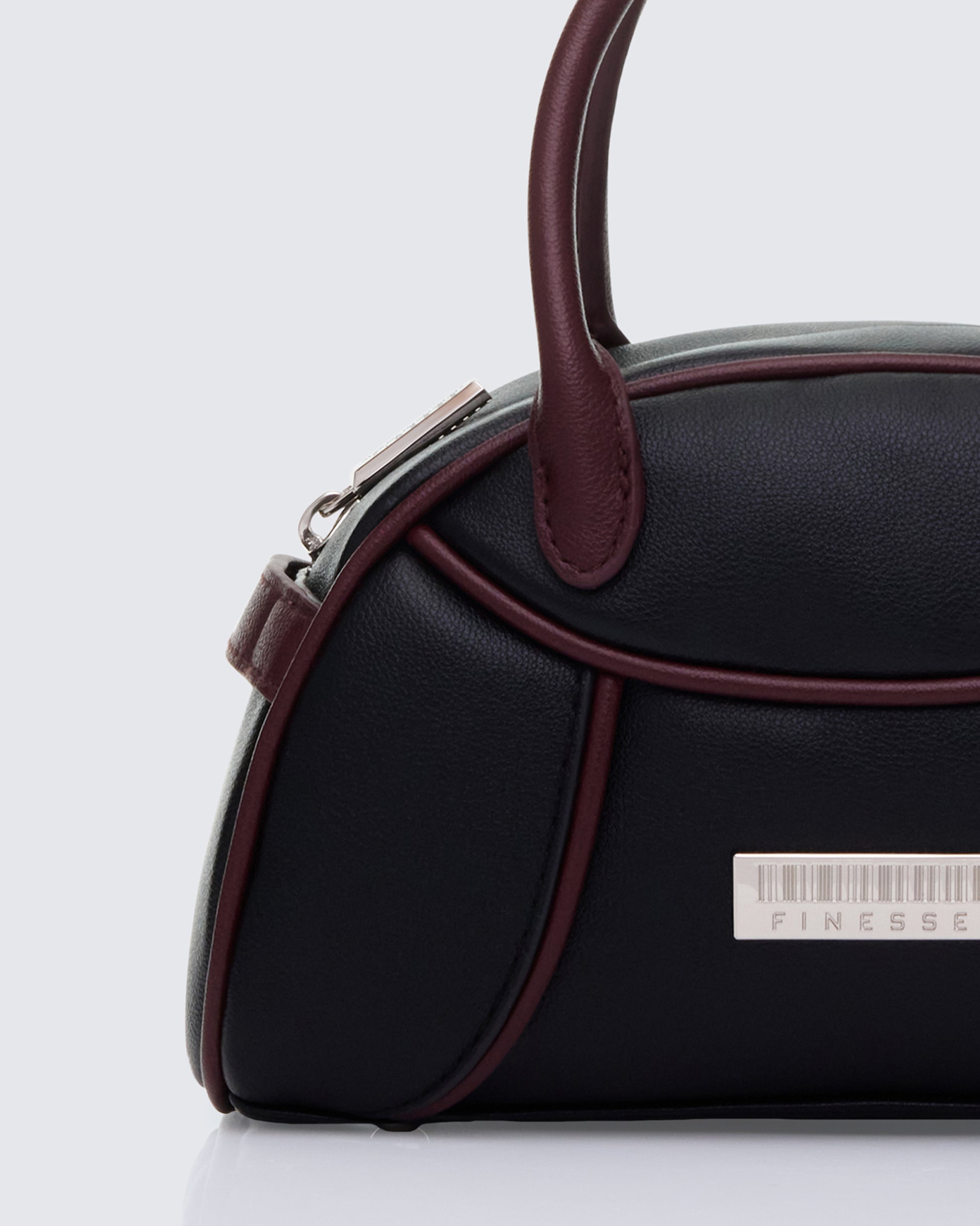 Finesse Antonia Black Mini Bowling Bag