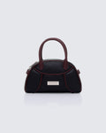 Finesse Antonia Black Mini Bowling Bag