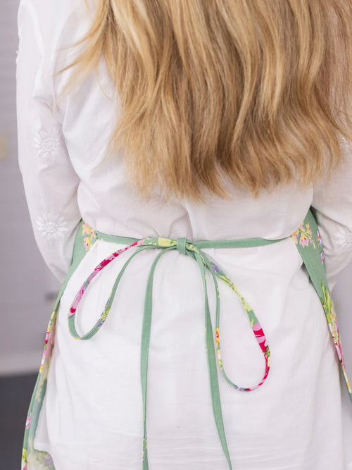 April Cornell Charming Chef Apron - Jade Green