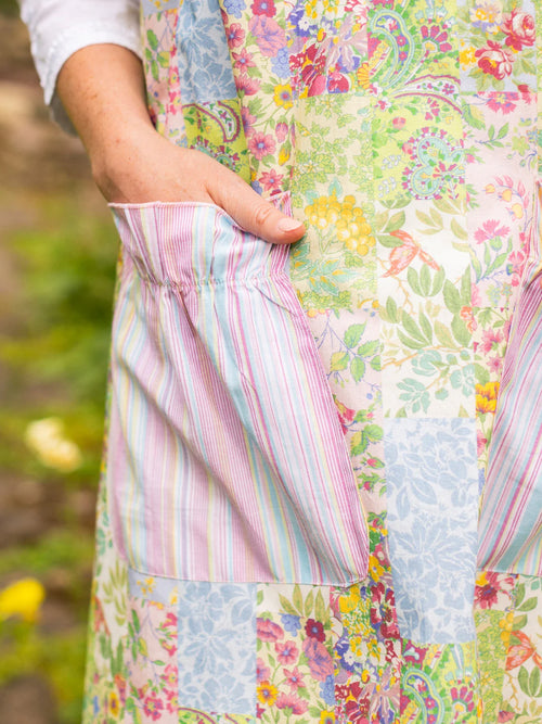 April Cornell Garden Collage Apron - Pastel