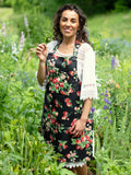 April Cornell Strawberry Chef Apron - Black