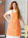 April Cornell Sweet Pea Chef Apron - Coral