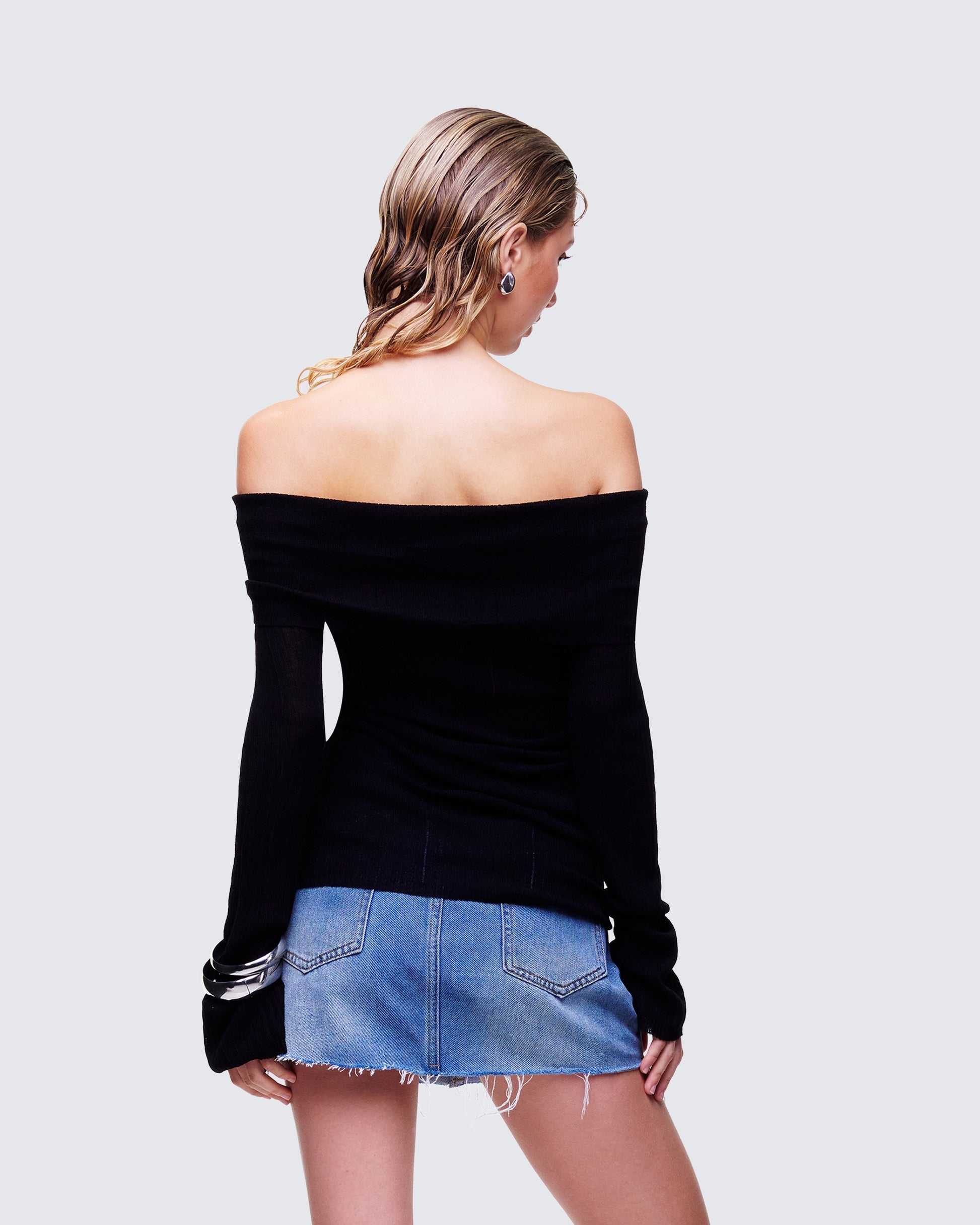 Finesse Arlina Fine Knit Top
