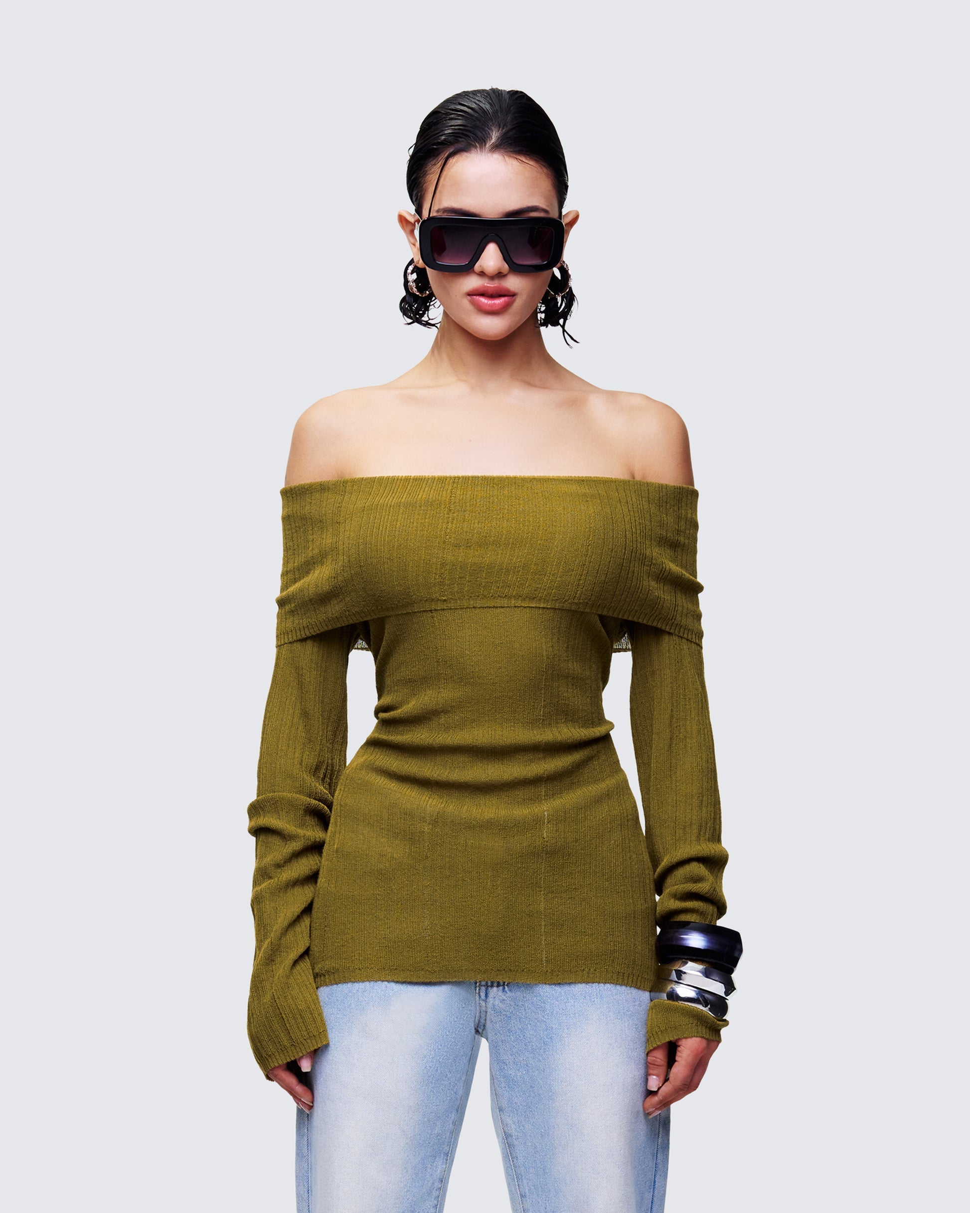 Finesse Arlina Fine Knit Top