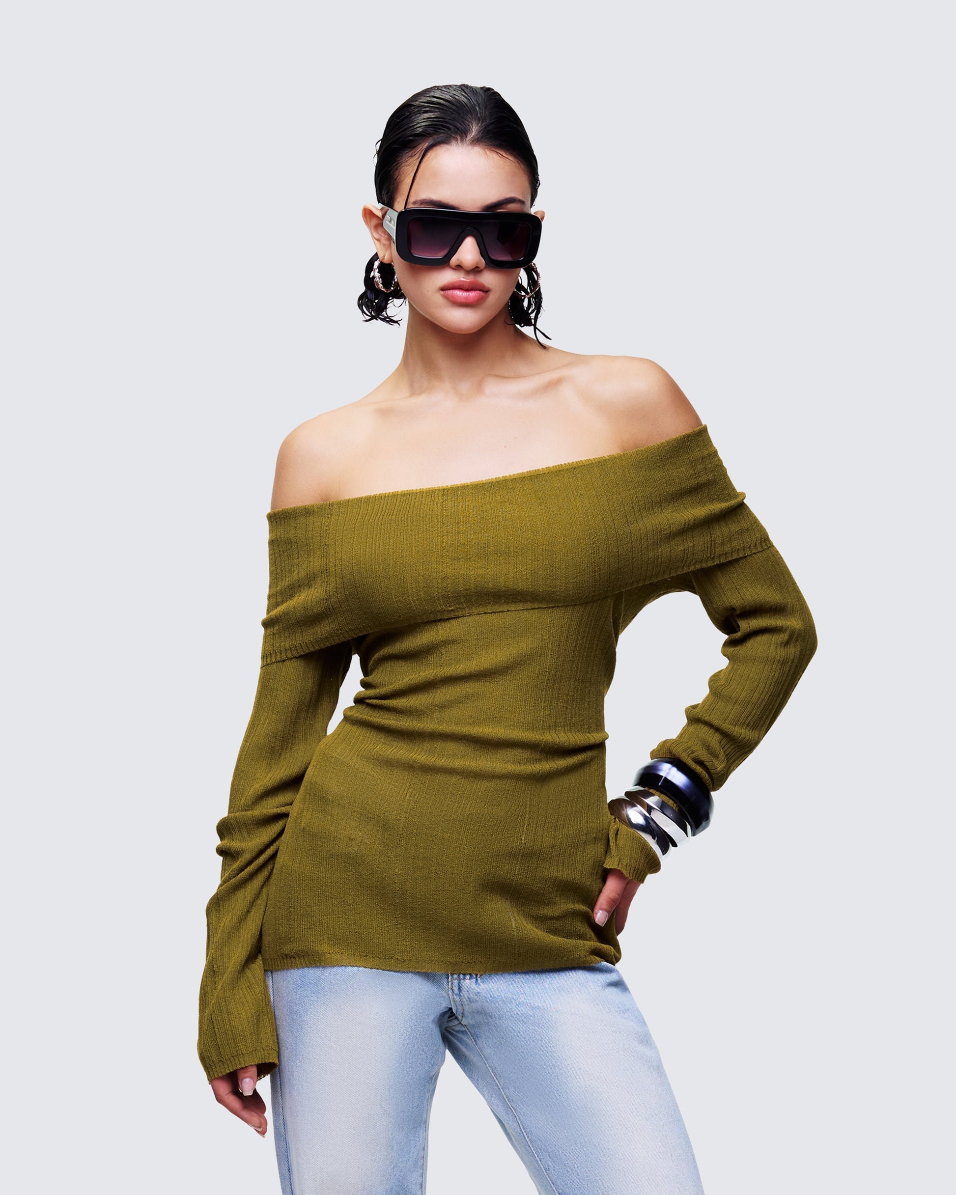 Finesse Arlina Fine Knit Top