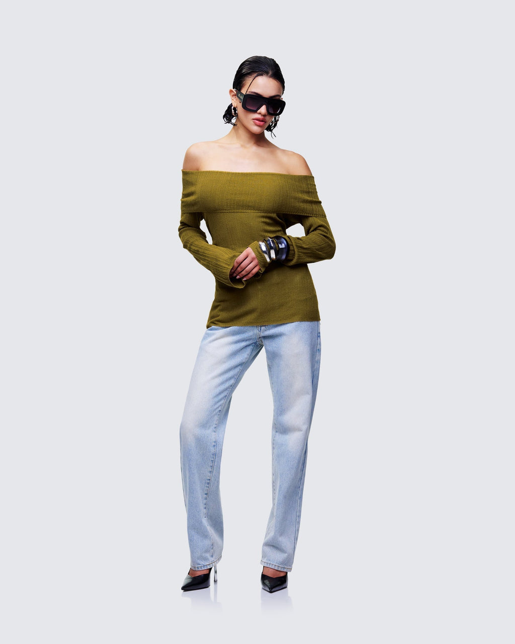 Finesse Arlina Fine Knit Top