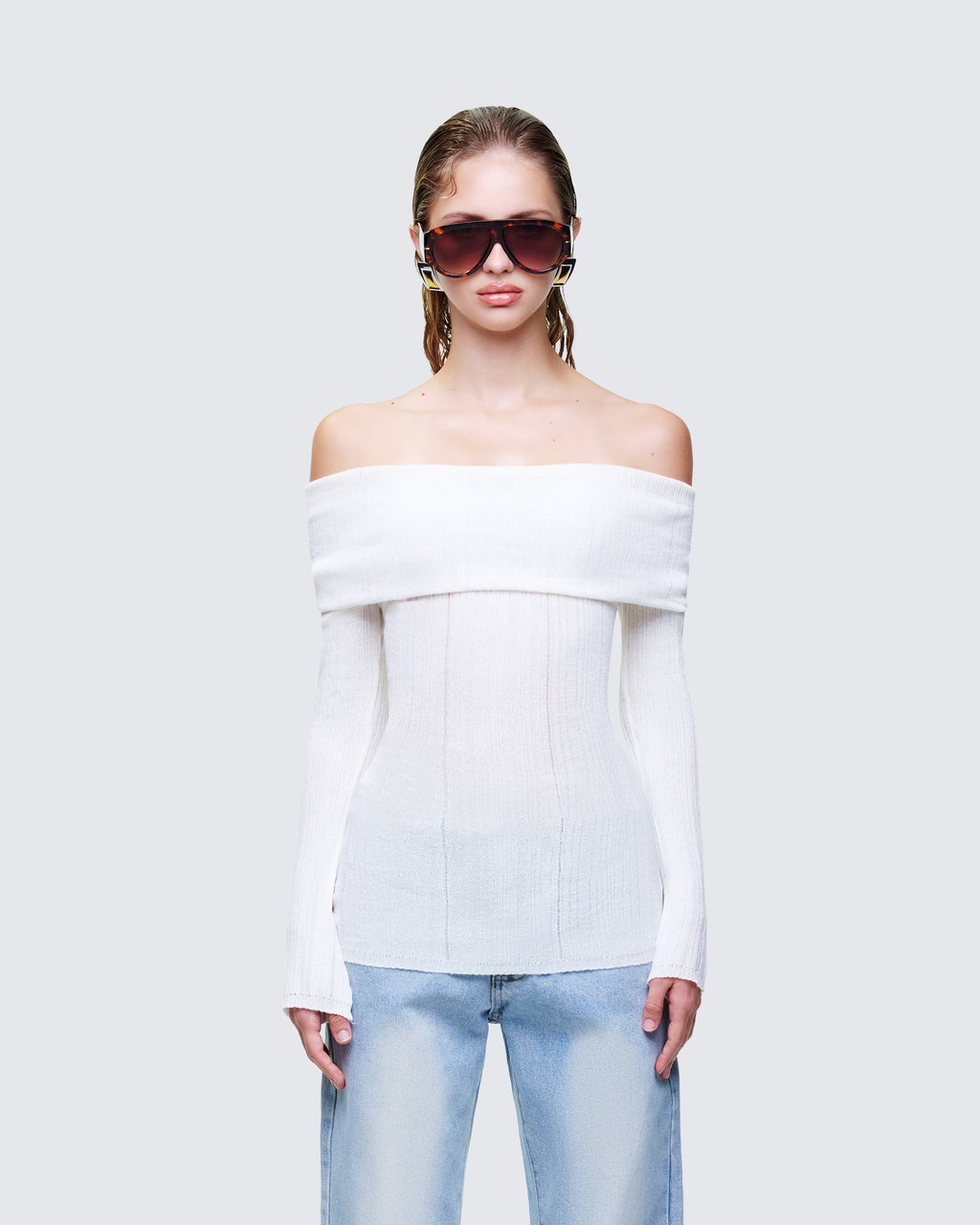 Finesse Arlina Fine Knit Top
