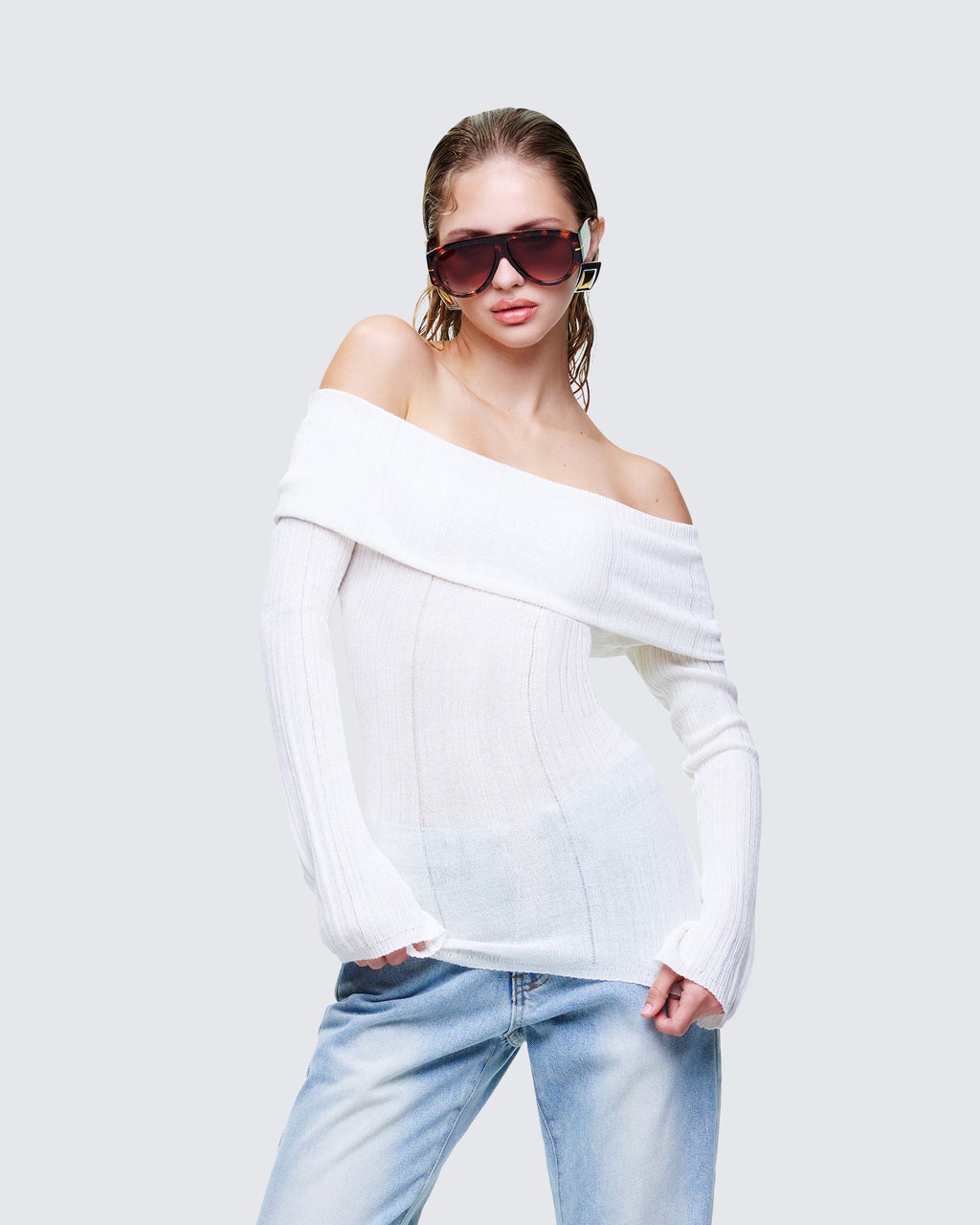 Finesse Arlina Fine Knit Top
