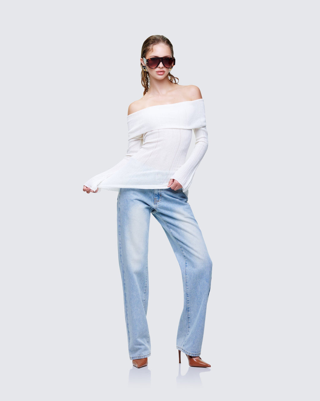 Finesse Arlina Fine Knit Top