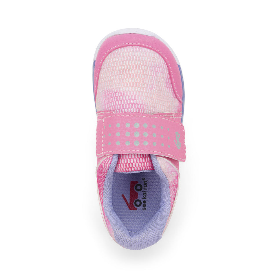 See Kai Run girls Ryder Flexirun Hot Pink Glitter