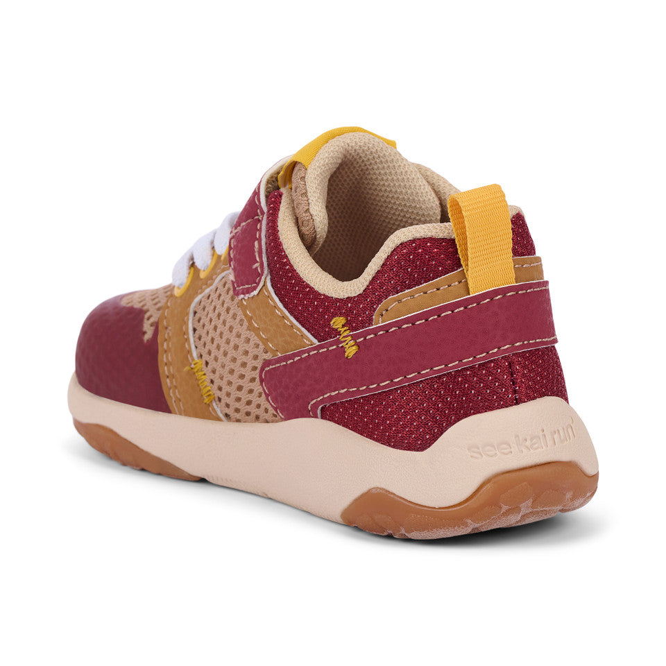 See Kai Run boys Viento Khaki/Red