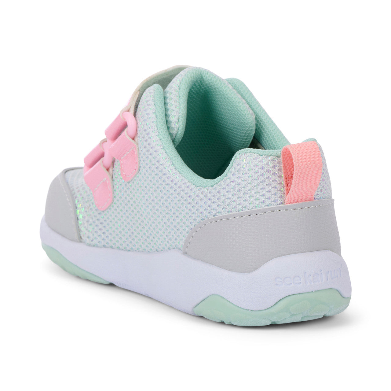 See Kai Run girls Ryder Adapt Light Gray Shimmer