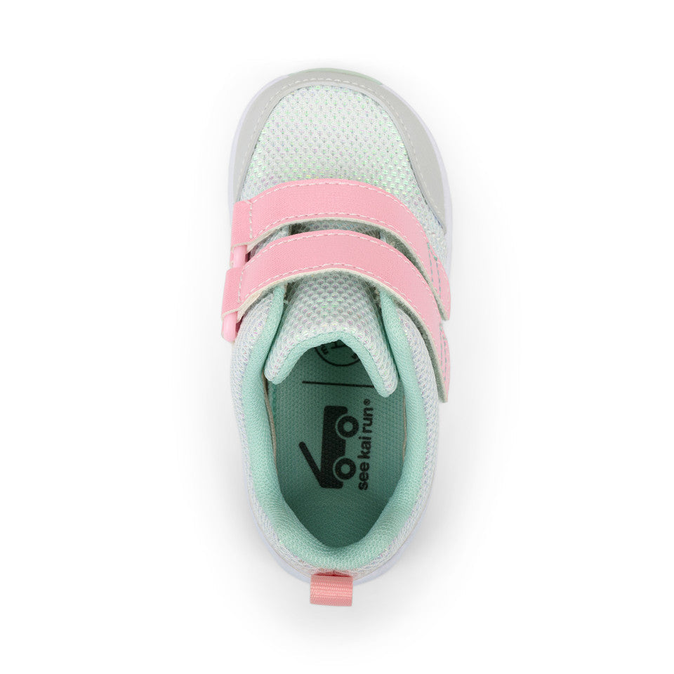 See Kai Run girls Ryder Adapt Light Gray Shimmer
