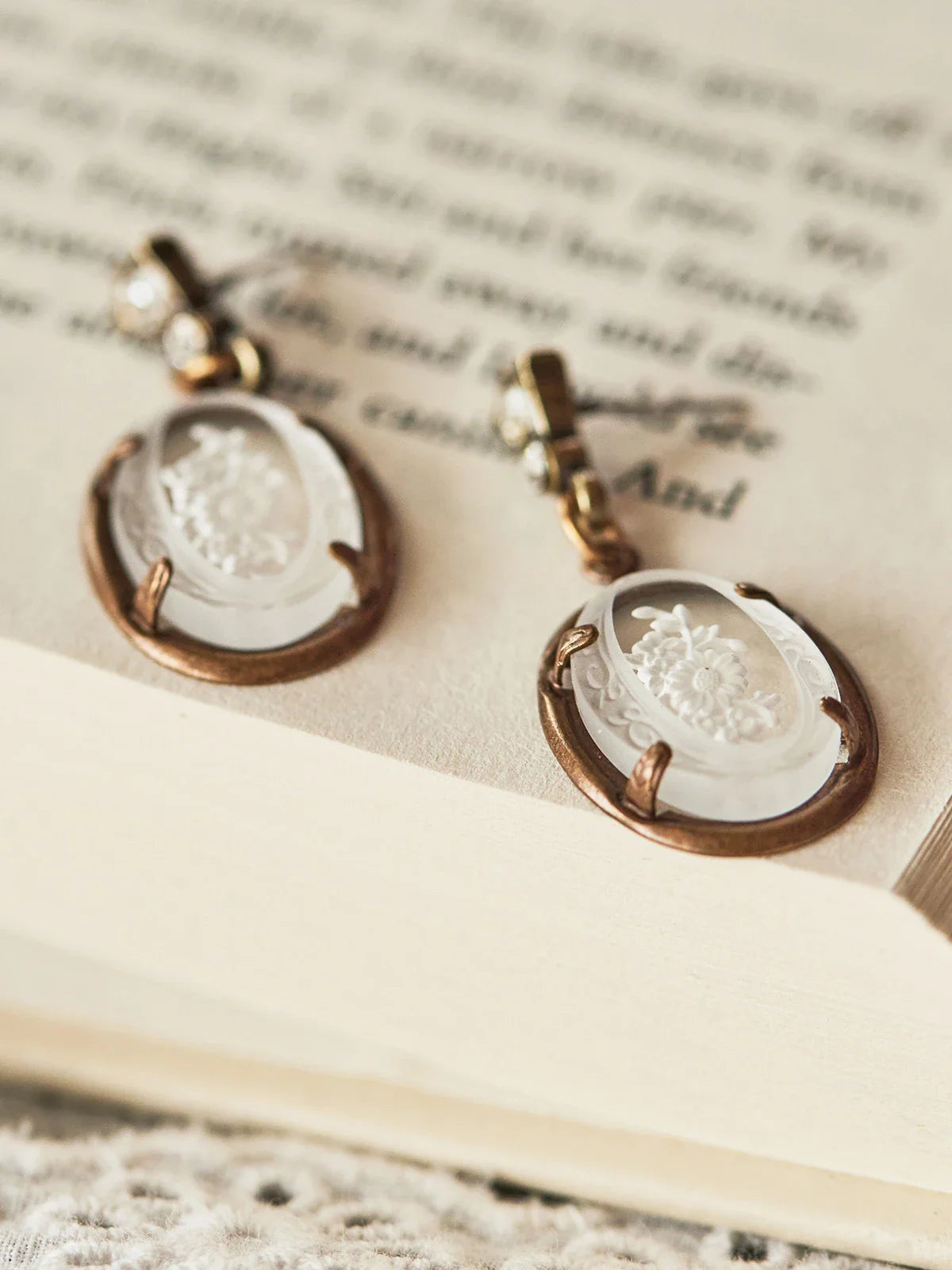 April Cornell Victorian Daisy Earrings