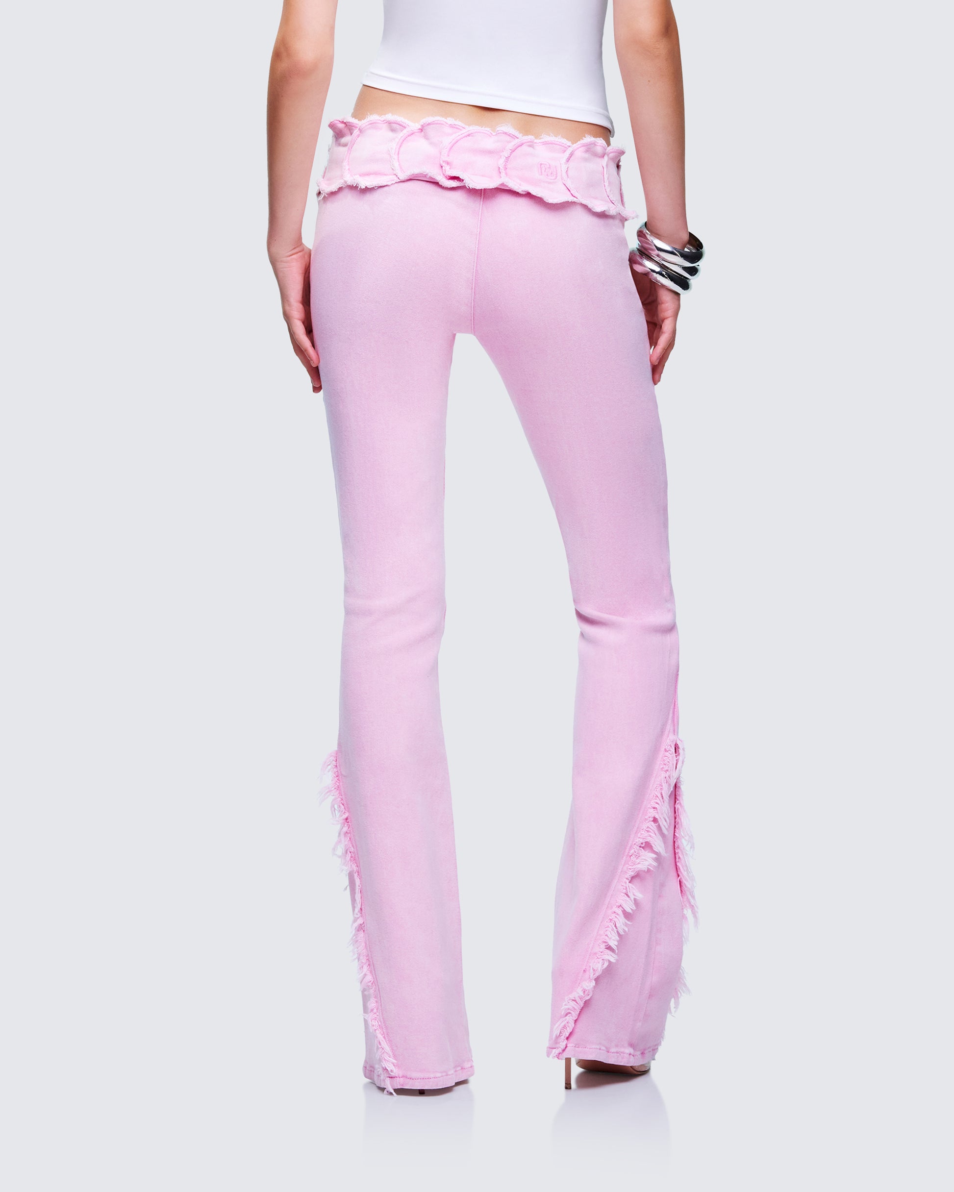 Finesse Ayra Denim Flared Pants