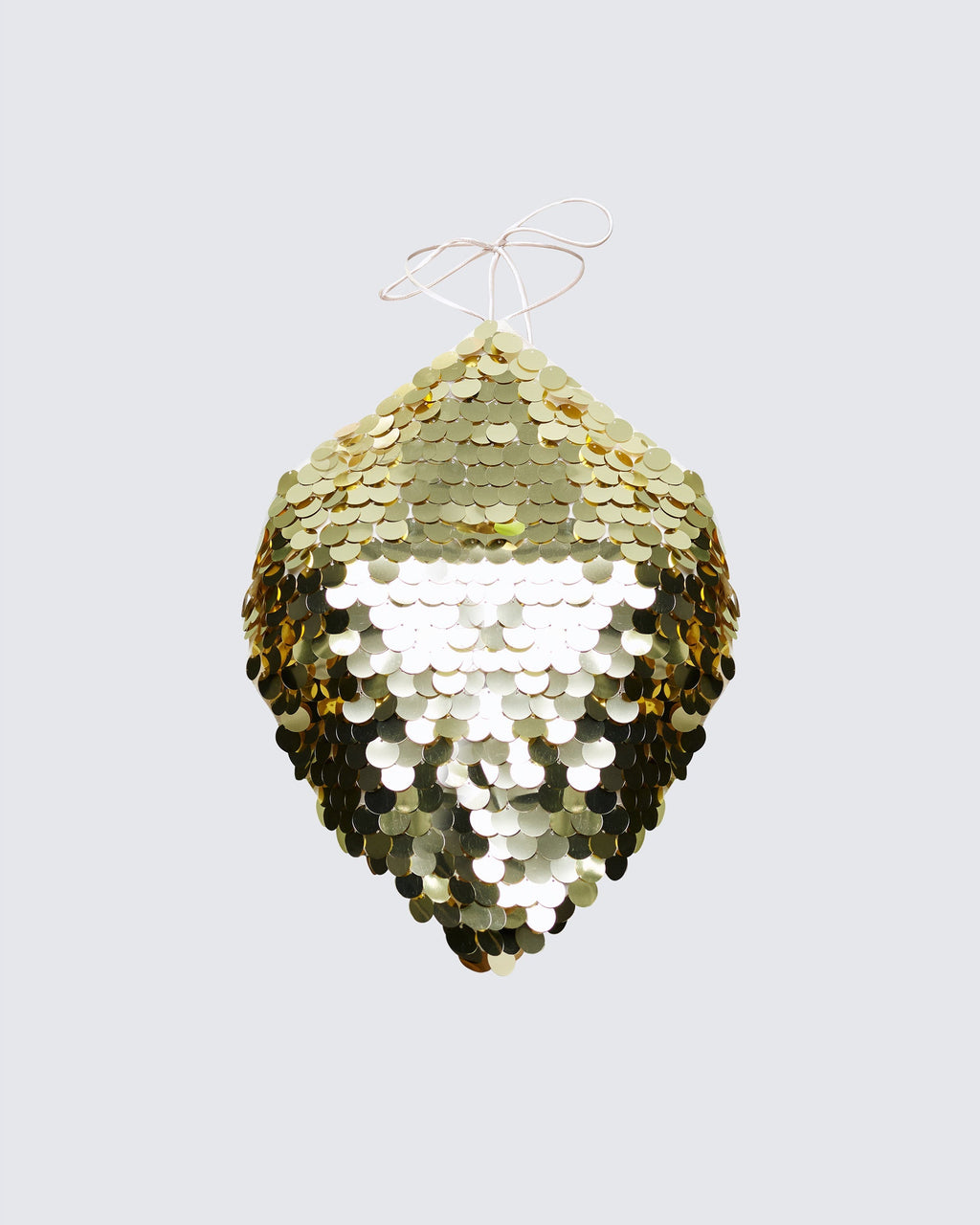 Finesse Azelie Gold Sequin Tie Up Top