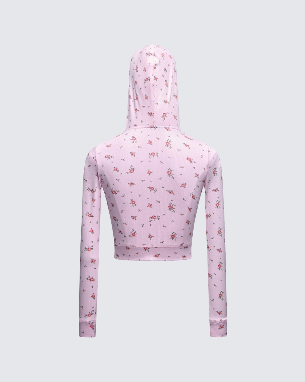 Finesse Ariel Multi Zip Up Shrunken Hoodie