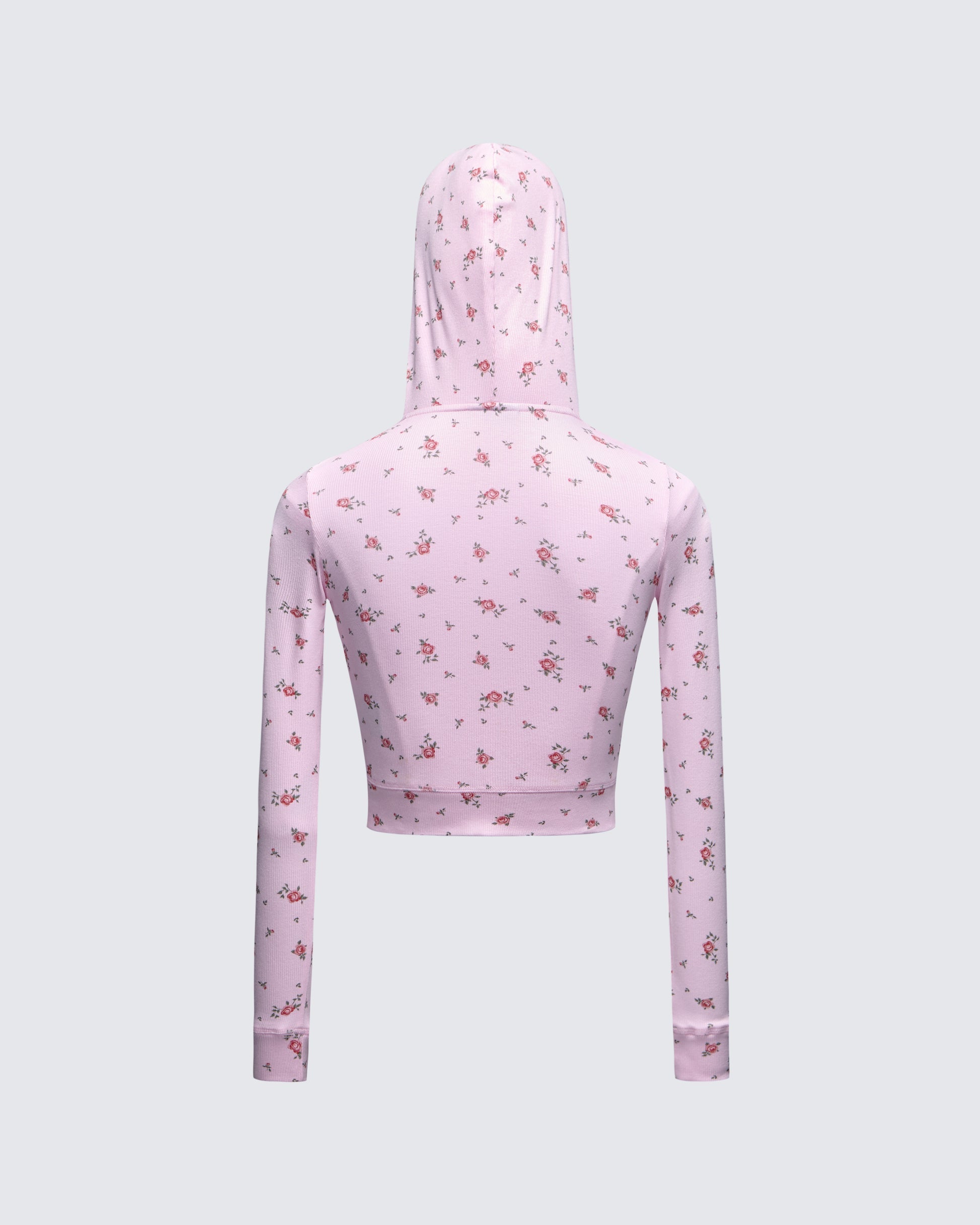 Finesse Ariel Multi Zip Up Shrunken Hoodie