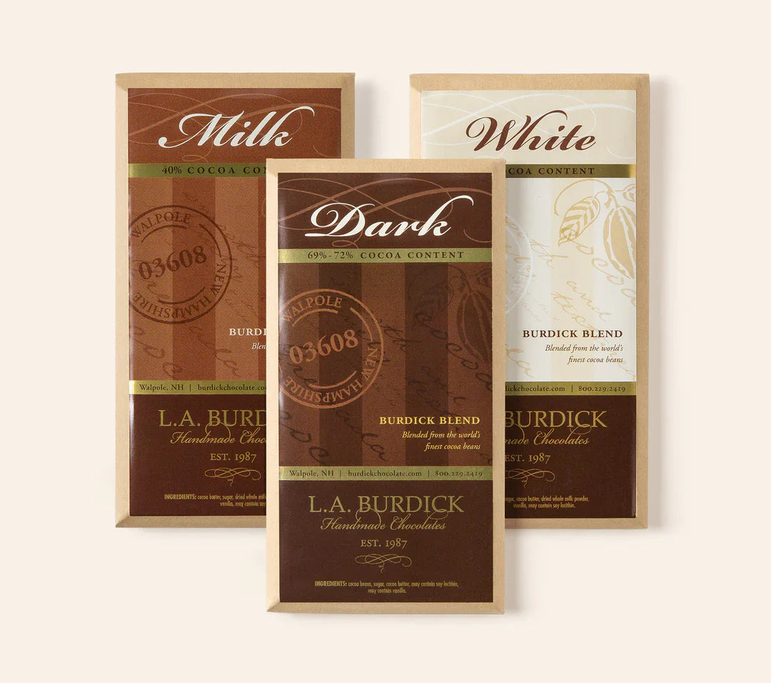 L.A. Burdick Chocolates Assorted Chocolate Bars