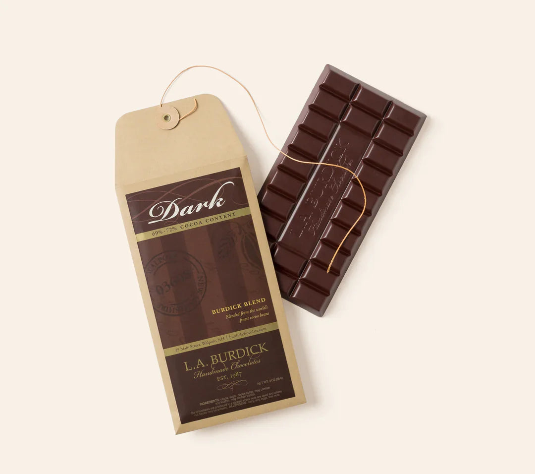 L.A. Burdick Chocolates Dark Chocolate Bar