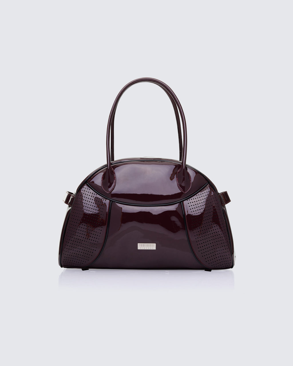 Finesse Belladonna Burgundy Perforated Bowling Bag