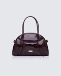 Finesse Belladonna Burgundy Perforated Bowling Bag