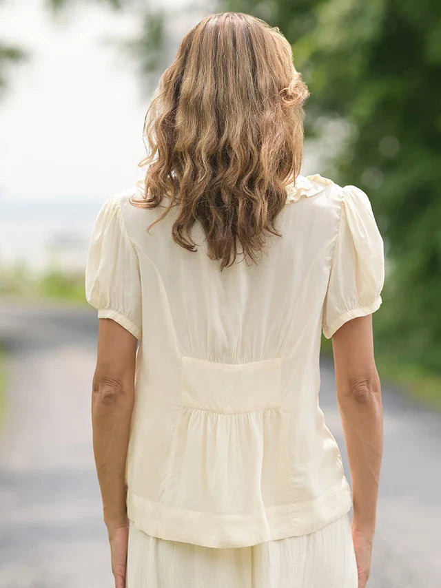 April Cornell Masterpiece Blouse - Cream
