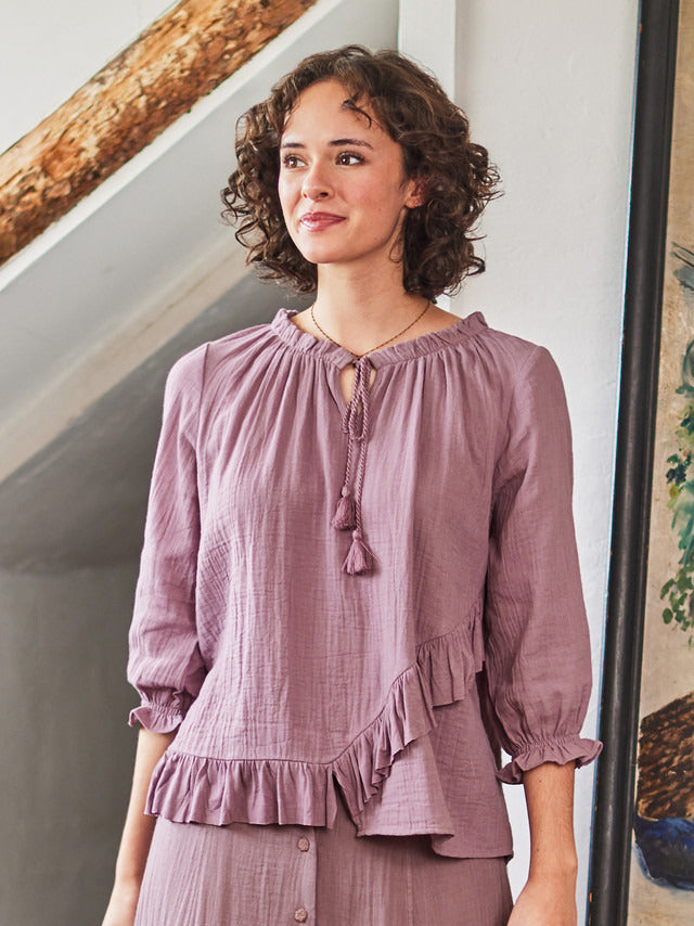 April Cornell Rose Petal Blouse