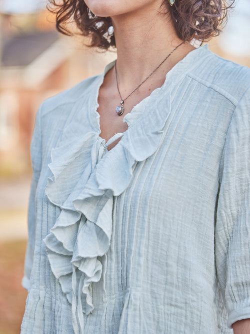 April Cornell Shakespeare Ruffle Blouse