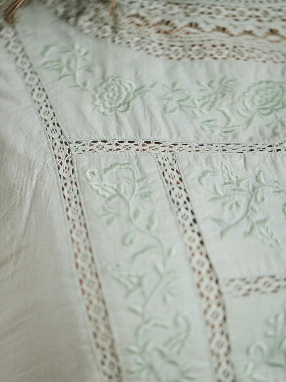 April Cornell Heirloom Blouse - Sage