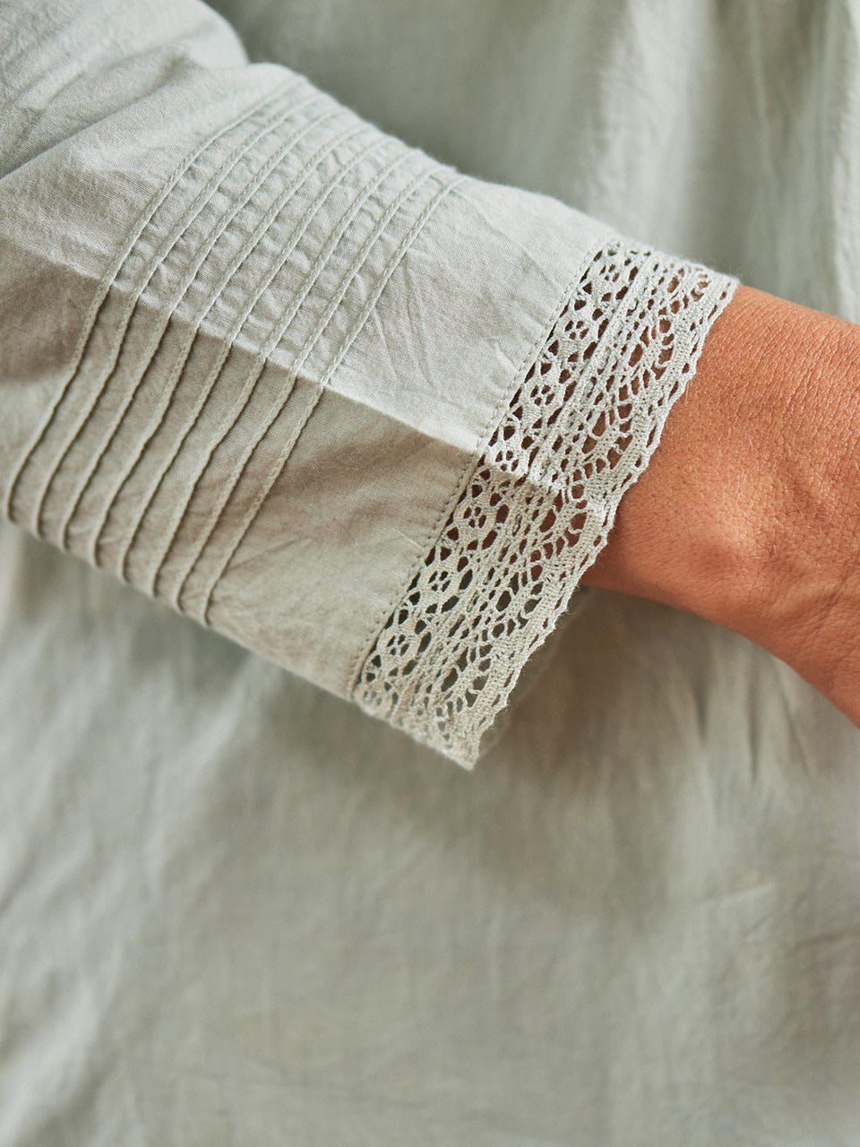 April Cornell Heirloom Blouse - Sage