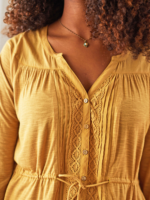 April Cornell Merryman Blouse - Gold