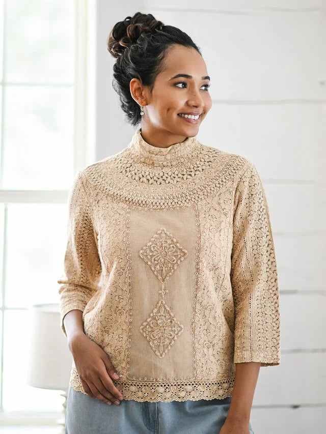 April Cornell Victoria Blouse - Antique