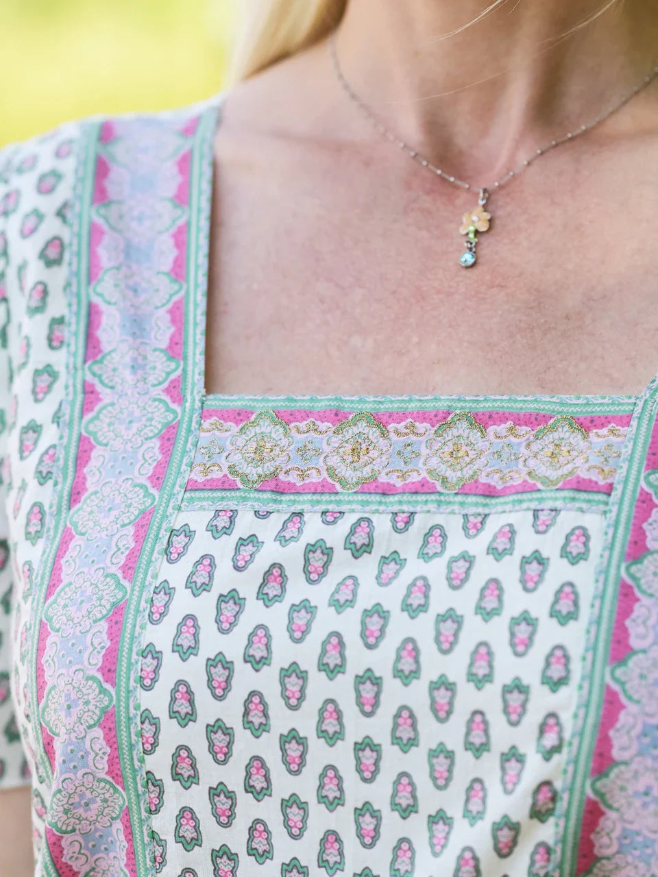 April Cornell San Remo Peasant Blouse - White