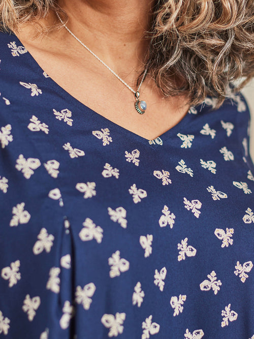 April Cornell Flowerpot Blouse