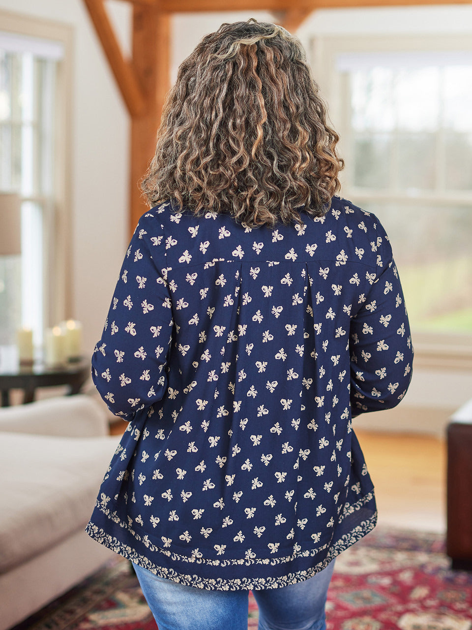 April Cornell Flowerpot Blouse