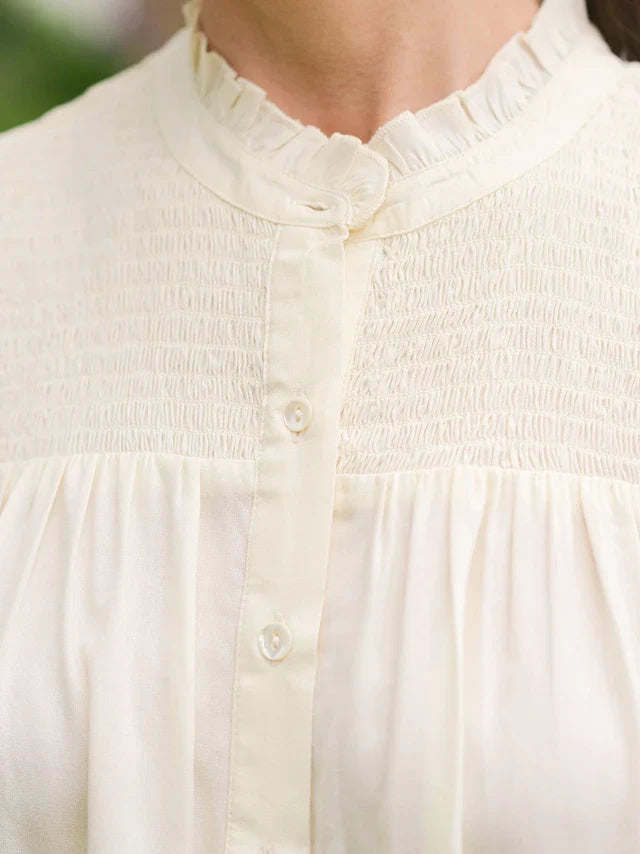 April Cornell Emma Sleeveless Blouse - Ecru