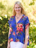 April Cornell Sikkim Blouse - Blue