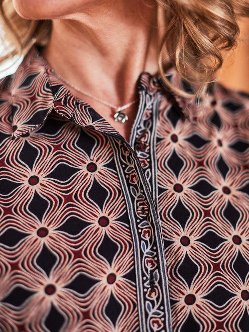 April Cornell Lattice Blouse