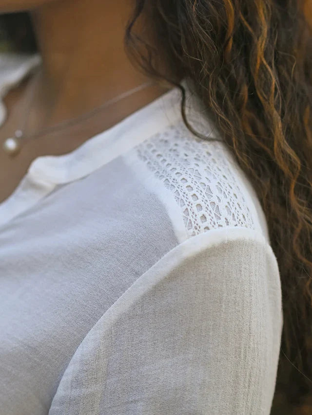 April Cornell Homestead Blouse - White