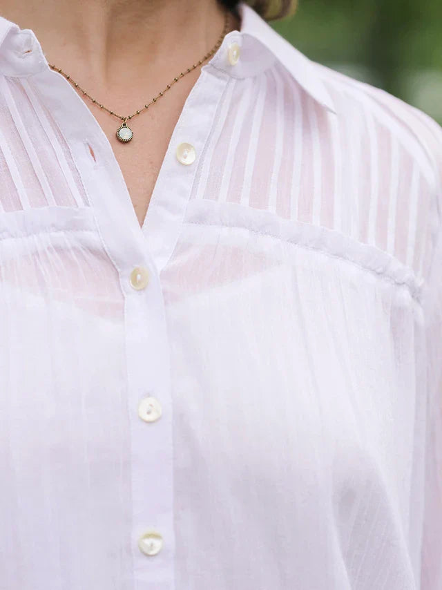 April Cornell Architect Blouse - White
